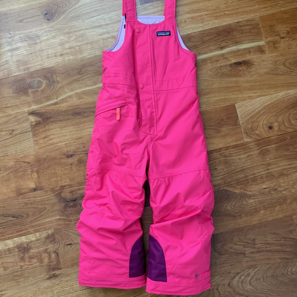 Patagonia Kids Pink Snow Bibs